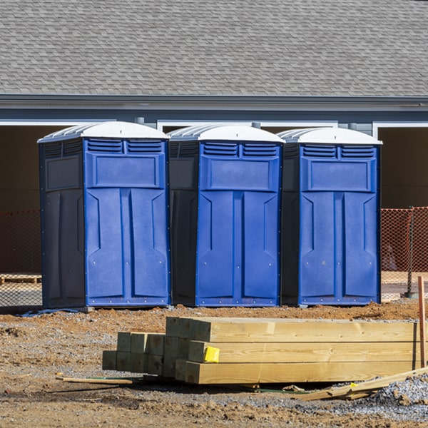 are there any restrictions on where i can place the portable toilets during my rental period in Glasco